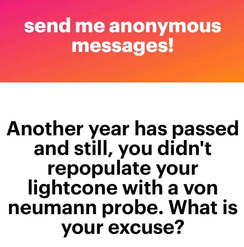 A text-based image with a two-part layout. The top section has a red-to-orange gradient background with white text, and the bottom section has a white background with black text.
