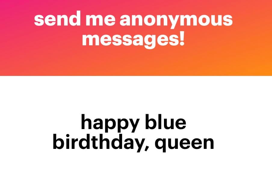 A text-based image with a pink-to-orange gradient top section and a white bottom section. The top section contains white text, and the bottom section contains black text.