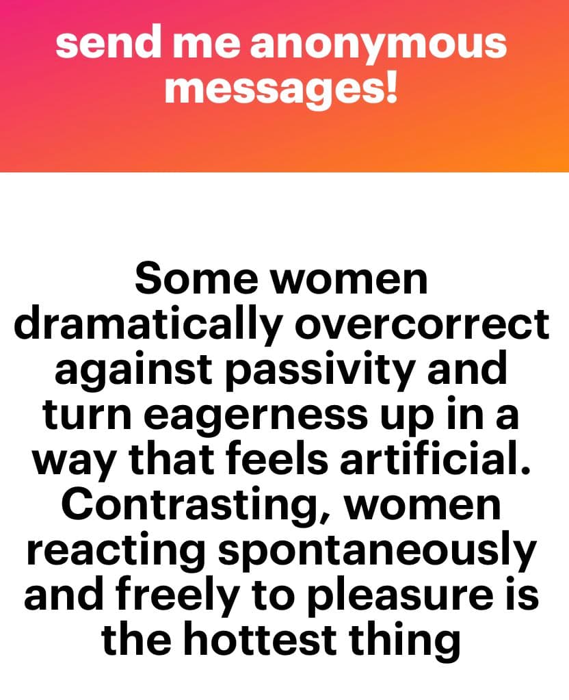 A text-based image with a red-to-orange gradient header and a white body. The header contains a call to action, and the body contains a paragraph of text.