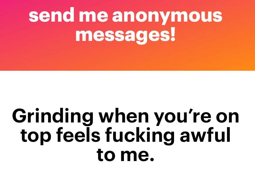 A text-based image with a pink-to-orange gradient header and a white body. The header contains white text, and the body contains black text on a white background.