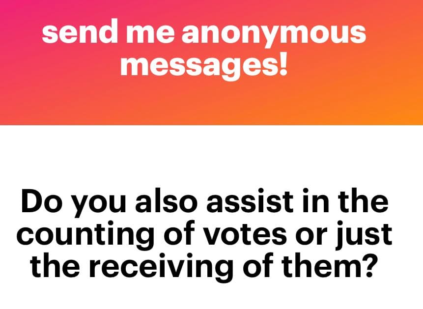 A text-based image with a pink-to-orange gradient header and a white body. The header contains white text, and the body contains black text posing a question.