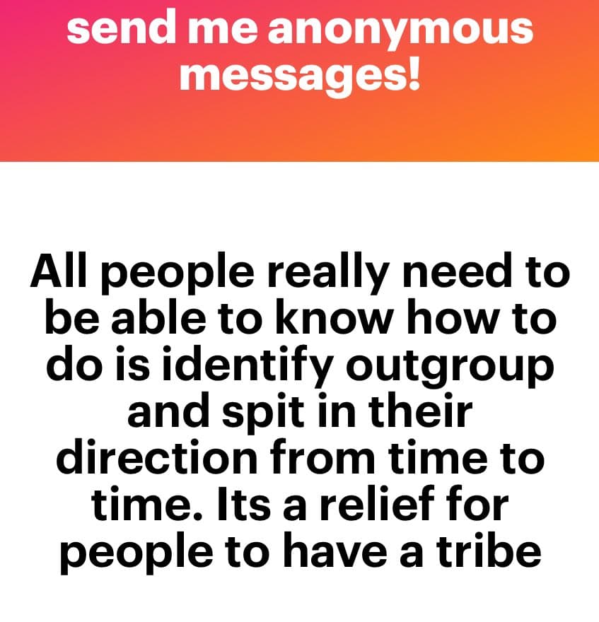 A text-based image with a red-to-orange gradient header and a white body. The header contains white text, and the body contains a block of black text on a white background.