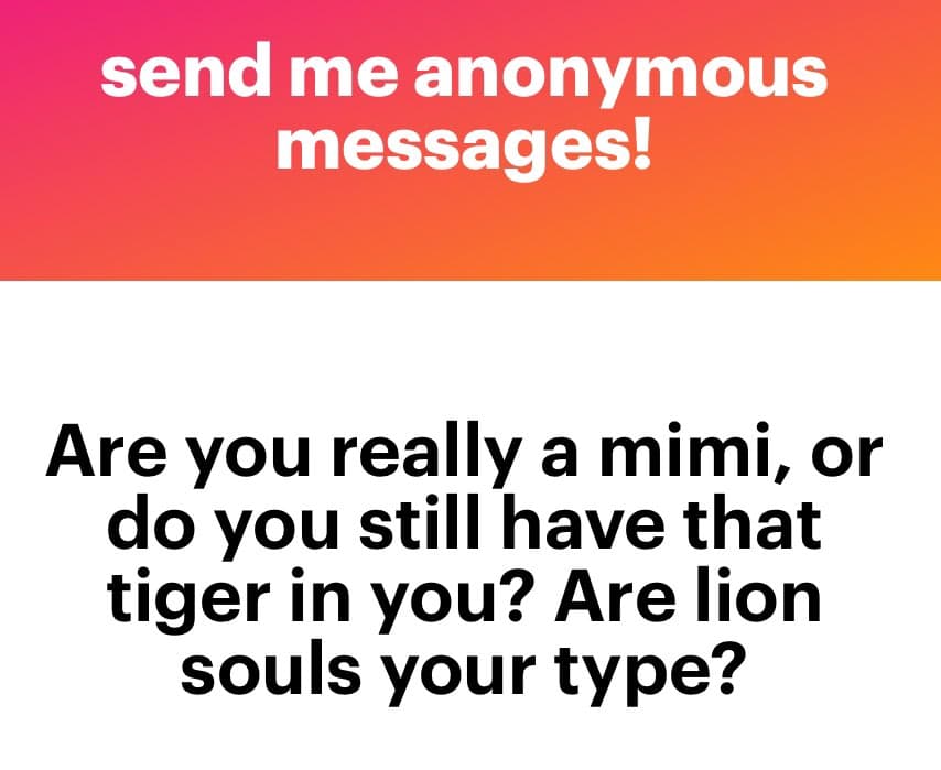 A text-based image with a two-part layout. The top section has a red-to-orange gradient background with white text, and the bottom section has a white background with black text.