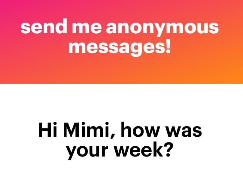 A text-based image with a pink-to-orange gradient header and a white body. The header contains white text, and the body contains black text.