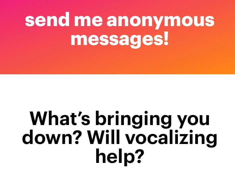 A text-based image with a pink-to-orange gradient header and a white body. The header contains white text, and the body contains black text.