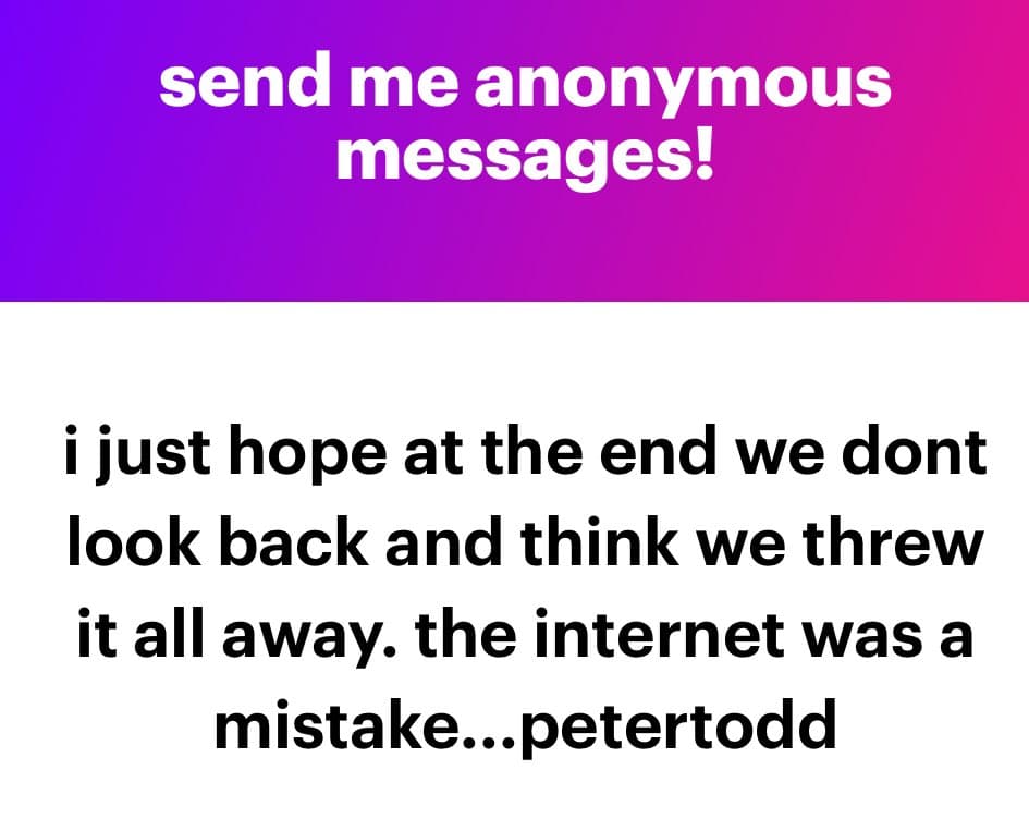 A text-based image with a purple-to-pink gradient header and a white body. The header contains white text, and the body contains black text on a white background.